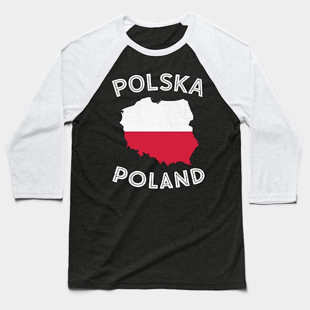 Poland Baseball T-Shirt by phenomad